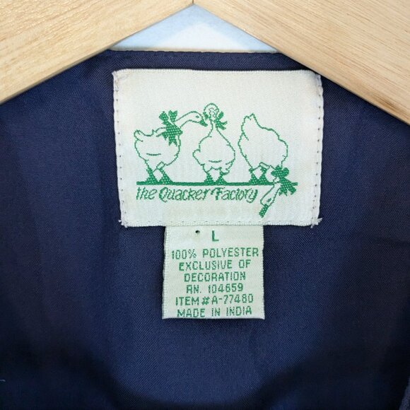 Vintage Sequin Christmas Snowman Vest The Quaker Factory - Picture 5 of 7